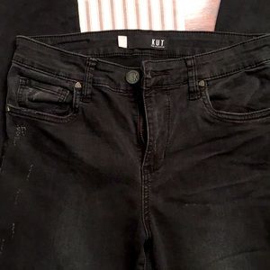 Kut Black Skinny Jeans Highwaisted